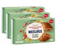 3X Misura Naturicca Cornetti Plant Based allo Sciroppo d'Acero e Cereali 298g
