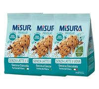 3X Misura Privolat Biscotti con Gocce di Cioccolato Frollini Senza Latte e Uova 290g [3 Confezioni]