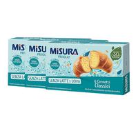 3X Misura Privolat Cornetti Classici Vuoti Senza Latte e Uova Lievito Madre 246g