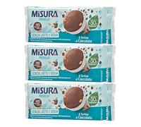 3X Misura Privolat Tortine Morbide al Cioccolato Senza Latte e Uova 240gr [3 Confezioni]