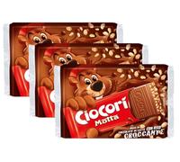 3X Motta Ciocori Snack di Cioccolato a Latte con Riso Croccante Ciocorì 110g [3 Confezioni]
