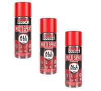 3X Multi Spray Soudal Sgrassatore Universale Olio Rimuovi Ruggine Pulitore 400