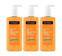 3x Neutrogena Clear & Defend 2% acido salicilico lavaggio viso 200 ml