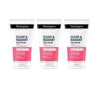 3x Neutrogena Esfoliante Trasparente Rinfrescante Pompelmo Rosa 150 ml