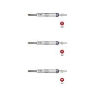 3x NGK 4309 Candelette per Land Rover Discovery II Defender Station Wagon