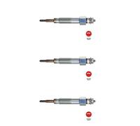 3x NGK 93633 Candelette per Nissan Patrol III / 2 Station Wagon Patrol Gr IV