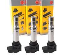 3x NGK Bobina per Audi A1-A3 Seat Skoda VW Golf 4 5 6 Passat B6 B7 1.4 1.6