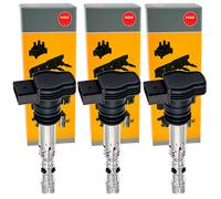 3x NGK Bobine di Accensione per Dacia Sandero II Logan MCV Renault Twingo III