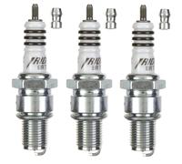 3x Ngk Candela Iridium BR7EIX 6664 per Suzuki Gt 380 550 750 1972 1973 1974