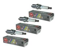 3X NGK Laser Platinum Premium Candele 6458 Tipo PFR6Q