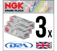 3x NGK PTR6F-13 (7569) Laser Platinum CANDELE