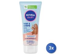 3x Nivea Baby 100 Ml. Crema Viso & Corpo Tubo 80533