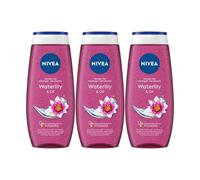 3x NIVEA Waterlily & Oil Gel Doccia 250ml Olio Profumato Ninfea Perle Vitamine
