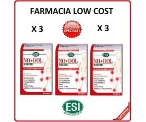 3X NO DOL 60 Capsule NODOL dolori SOLUZIONE dei problemi articolari OFFERTA