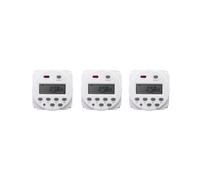 3X Nuovo LCD Controllo Digitale Potenza Timer Programmabile DC 12V 16A Tempo Re