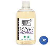 3x Officina Del Mugello Bagnoschiuma Bio 500 Ml. Lavanda