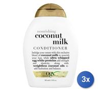 3x Ogx Balsamo Per Capelli 385 Ml. Coconut Milk