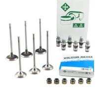 3x On- 3x Valvola di Sfogo + Guarnizione Ina Punteria per VW 1.2L 3 Zyl. Awy Bmd