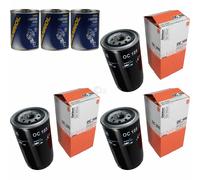 3X Original MAHLE / KNECHT Filtro Olio OC 105 + 3X SCT Flush Motore