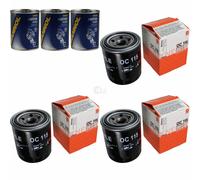 3X Original MAHLE / KNECHT Filtro Olio OC 115 + 3X SCT Flush Motore