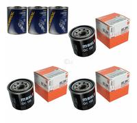 3X Original MAHLE / KNECHT Filtro Olio OC 195 + 3X SCT Flush Motore