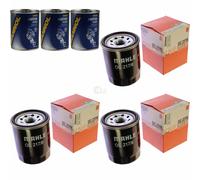 3X Original MAHLE / KNECHT Filtro Olio OC 217/6 + 3X SCT Flush Motore