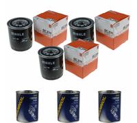 3X Original MAHLE / KNECHT Filtro Olio OC 238 + 3X SCT Flush Motore