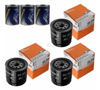 3X Original MAHLE / KNECHT Filtro Olio OC 269 + 3X SCT Flush Motore