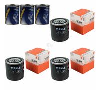 3X Original MAHLE / KNECHT Filtro Olio OC 288 + 3X SCT Flush Motore
