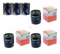 3X Original MAHLE / KNECHT Filtro Olio OC 535 + 3X SCT Pulizia Motore