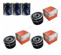3X Original MAHLE / KNECHT Filtro Olio OC 570 + 3X SCT Flush Motore