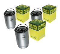 3X Original MANN-FILTER Filtro Carburante WK 11 001 X Fuel Filter