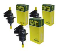 3X Original MANN-FILTER Filtro Carburante WK 510