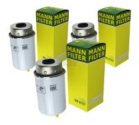 3X Original MANN-FILTER Filtro Carburante WK 8157