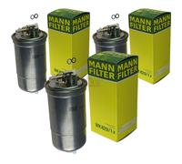 3X Original MANN-FILTER Filtro Carburante WK 829/1