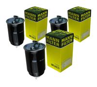 3X Original MANN-FILTER Filtro Carburante WK 842/3