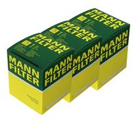 3X Original MANN-FILTER Filtro Carburante WK 842/6