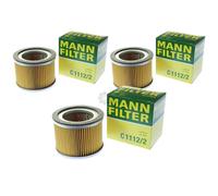 3X Original MANN-FILTER Filtro Dell'Aria C 1112/2