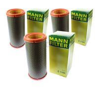 3X Original MANN-FILTER Filtro Dell'Aria C 1184
