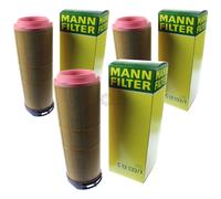 3X Original MANN-FILTER Filtro Dell'Aria C 12 133/1