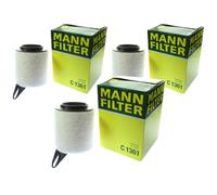 3X Original MANN-FILTER Filtro Dell'Aria C 1361