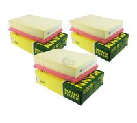 3X Original MANN-FILTER Filtro Dell'Aria C 24 012