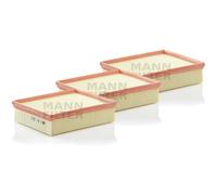 3X Original MANN-FILTER Filtro Dell'Aria C 24 123/1