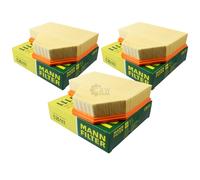 3X Original MANN-FILTER Filtro Dell'Aria C 25 111