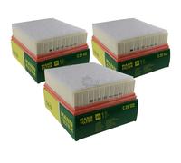 3X Original MANN-FILTER Filtro Dell'Aria C 25 122