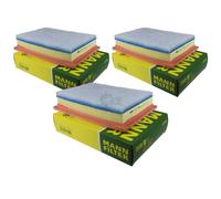 3X Original MANN-FILTER Filtro Dell'Aria C 31 116