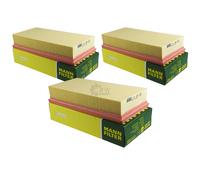 3X Original MANN-FILTER Filtro Dell'Aria C 31 122