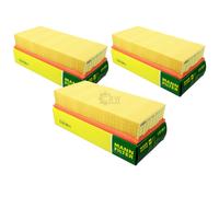 3X Original MANN-FILTER Filtro Dell'Aria C 32 120/1