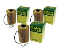 3X Original MANN-FILTER Filtro Olio HU 930/3 X Filtro Olio