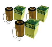 3X Original MANN-FILTER Filtro Olio HU 942/1 X Oil Filter